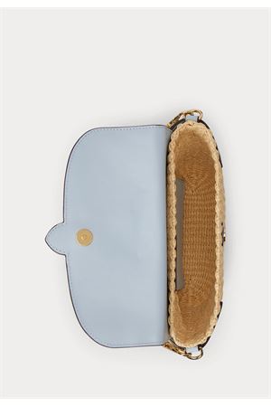 Lynden-Shoulder Bag-Small-Wvn Straw/Ntrl Smth LAUREN RALPH LAUREN | Tracolla | 431P10158003